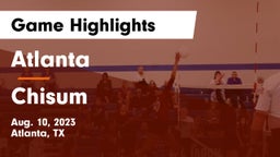 Atlanta  vs Chisum Game Highlights - Aug. 10, 2023