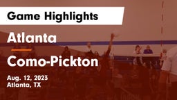Atlanta  vs Como-Pickton  Game Highlights - Aug. 12, 2023