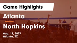 Atlanta  vs North Hopkins   Game Highlights - Aug. 12, 2023