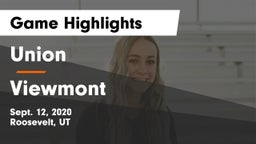 Union  vs Viewmont  Game Highlights - Sept. 12, 2020