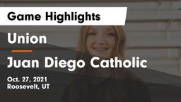Union  vs Juan Diego Catholic  Game Highlights - Oct. 27, 2021