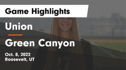 Union  vs Green Canyon  Game Highlights - Oct. 8, 2022