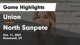 Union  vs North Sanpete  Game Highlights - Oct. 11, 2022