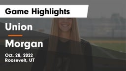 Union  vs Morgan  Game Highlights - Oct. 28, 2022