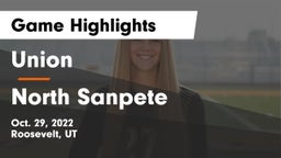 Union  vs North Sanpete Game Highlights - Oct. 29, 2022