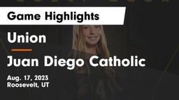 Union  vs Juan Diego Catholic  Game Highlights - Aug. 17, 2023