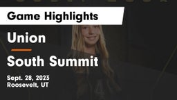 Union  vs South Summit  Game Highlights - Sept. 28, 2023