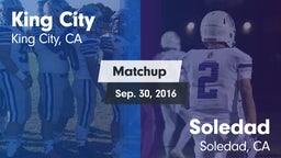 Matchup: King City High vs. Soledad  2016
