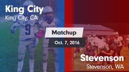 Matchup: King City High vs. Stevenson  2016