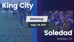 Matchup: King City High vs. Soledad  2017