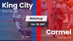 Matchup: King City High vs. Carmel  2017