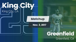 Matchup: King City High vs. Greenfield  2017