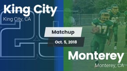 Matchup: King City High vs. Monterey  2018