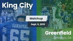 Matchup: King City High vs. Greenfield  2019