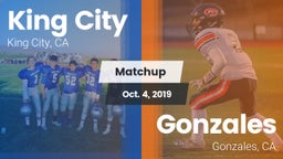 Matchup: King City High vs. Gonzales  2019