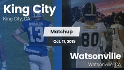 Matchup: King City High vs. Watsonville  2019