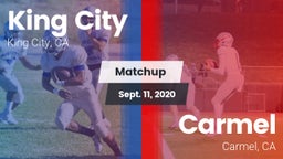 Matchup: King City High vs. Carmel  2020