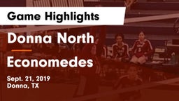 Donna North  vs Economedes  Game Highlights - Sept. 21, 2019