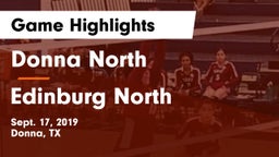 Donna North  vs Edinburg North  Game Highlights - Sept. 17, 2019