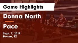 Donna North  vs Pace  Game Highlights - Sept. 7, 2019