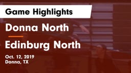 Donna North  vs Edinburg North  Game Highlights - Oct. 12, 2019