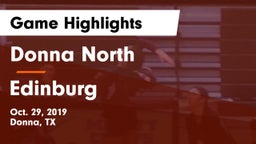 Donna North  vs Edinburg  Game Highlights - Oct. 29, 2019