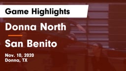 Donna North  vs San Benito Game Highlights - Nov. 10, 2020