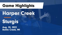 Harper Creek  vs Sturgis  Game Highlights - Aug. 20, 2022