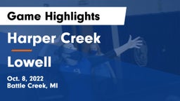Harper Creek  vs Lowell  Game Highlights - Oct. 8, 2022