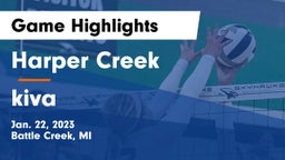 Harper Creek  vs kiva Game Highlights - Jan. 22, 2023