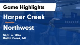 Harper Creek  vs Northwest  Game Highlights - Sept. 6, 2023