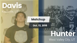 Matchup: Davis  vs. Hunter  2016