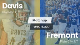 Matchup: Davis  vs. Fremont  2017
