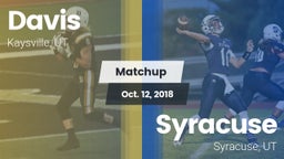 Matchup: Davis  vs. Syracuse  2018