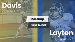 Matchup: Davis  vs. Layton  2019