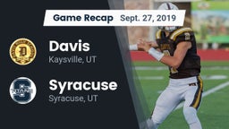 Recap: Davis  vs. Syracuse  2019