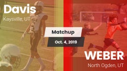 Matchup: Davis  vs. WEBER  2019