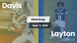 Matchup: Davis  vs. Layton  2020