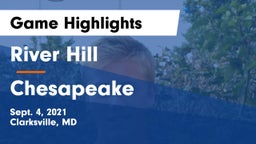 River Hill  vs Chesapeake  Game Highlights - Sept. 4, 2021