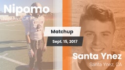 Matchup: Nipomo  vs. Santa Ynez  2017
