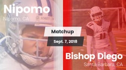 Matchup: Nipomo  vs. Bishop Diego  2018