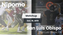 Matchup: Nipomo  vs. San Luis Obispo  2019