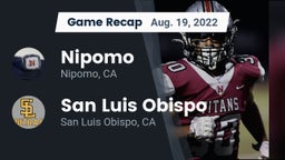 Recap: Nipomo  vs. San Luis Obispo  2022
