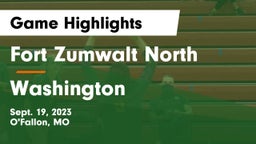 Fort Zumwalt North  vs Washington  Game Highlights - Sept. 19, 2023