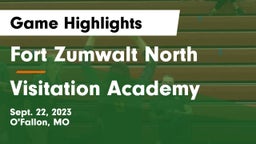 Fort Zumwalt North  vs Visitation Academy Game Highlights - Sept. 22, 2023