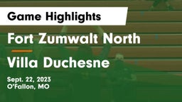 Fort Zumwalt North  vs Villa Duchesne  Game Highlights - Sept. 22, 2023