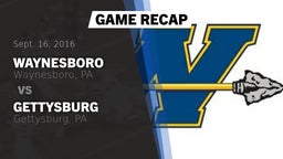 Recap: Waynesboro  vs. Gettysburg  2016