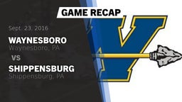 Recap: Waynesboro  vs. Shippensburg  2016