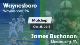 Matchup: Waynesboro High vs. James Buchanan  2016