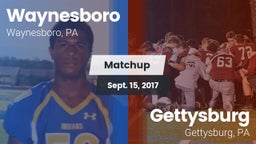 Matchup: Waynesboro High vs. Gettysburg  2017